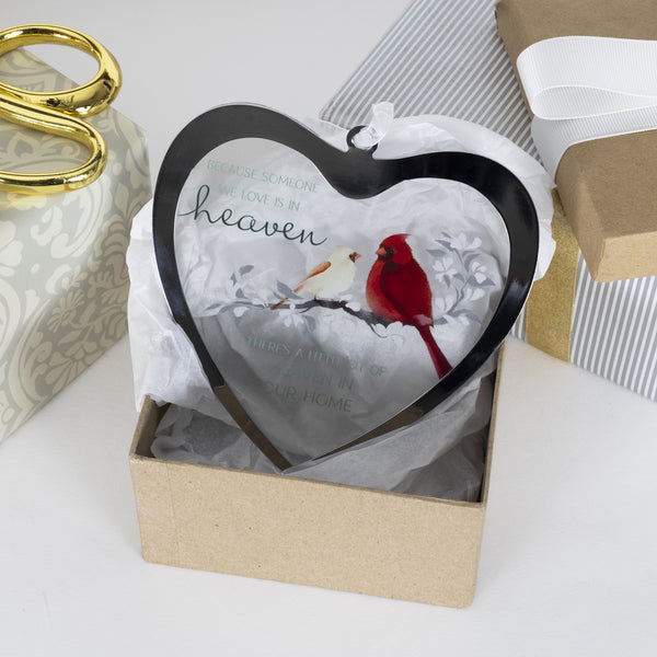 Pavilion Gift Company Heaven In Our Home 4.75" Mirrored Glass Ornament