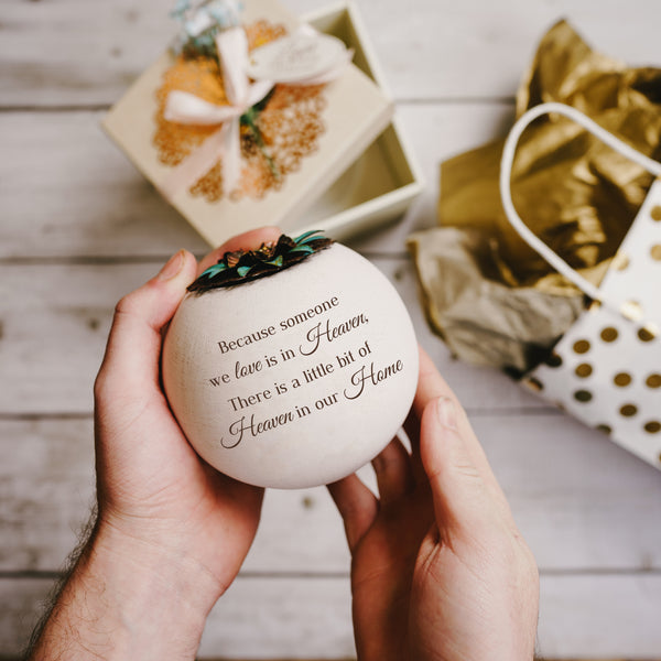 Pavilion Gift Company Heaven In Our Home 4" Round Tealight Candle Holder
