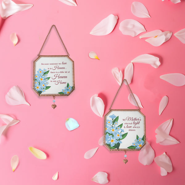 Pavilion Gift Company Heaven In Our Home 5" X 5" Glass Suncatcher