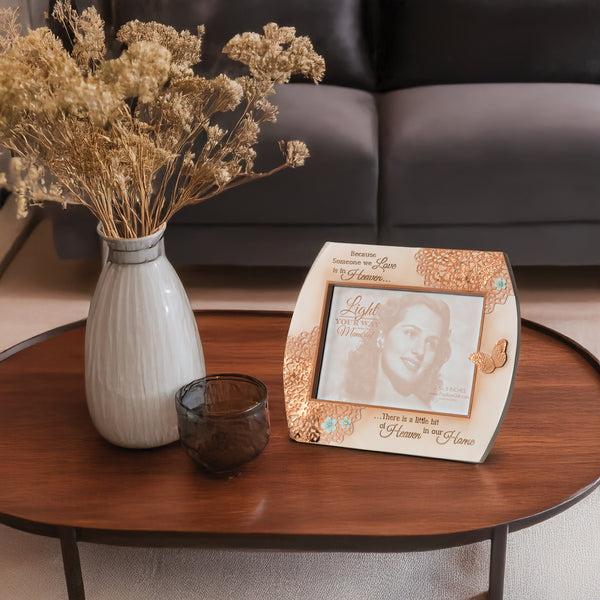 Pavilion Gift Company Heaven In Our Home 7.25" X 6" Frame (Holds 3.5" X 5" Photo)