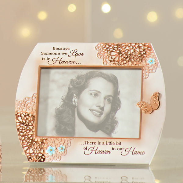 Pavilion Gift Company Heaven In Our Home 7.25" X 6" Frame (Holds 3.5" X 5" Photo)