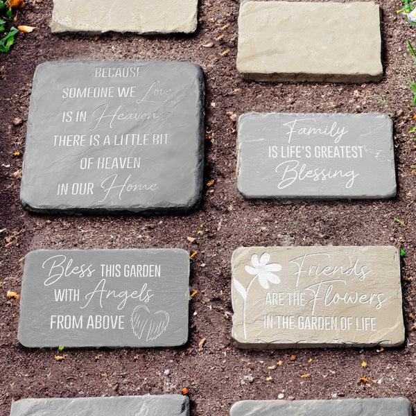 Pavilion Gift Company Heaven In Our Home 7.75" X 7.75" Garden Stone