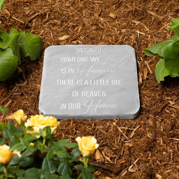 Pavilion Gift Company Heaven In Our Home 7.75" X 7.75" Garden Stone