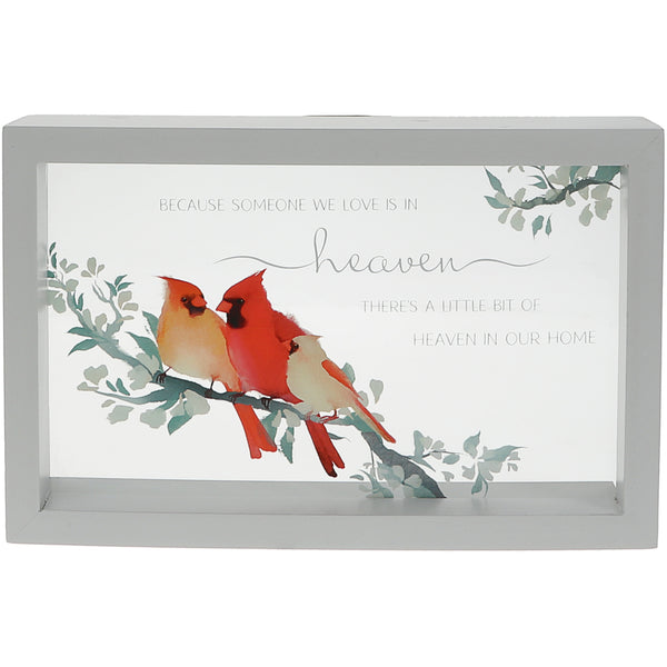 pavilion gift company Heaven In Our Home 8.5" x 5.5" Framed Glass Plaque