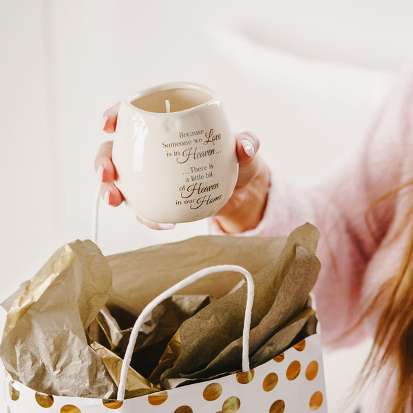 Pavilion Gift Company Heaven In Our Home 8 Oz - 100% Soy Wax Candle Scent: Tranquility