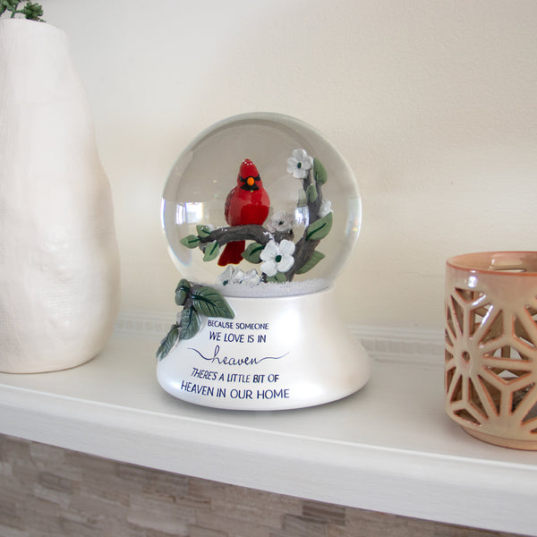 Pavilion Gift Company Heaven In Our Home LED Lit 120mm Musical Water Globe