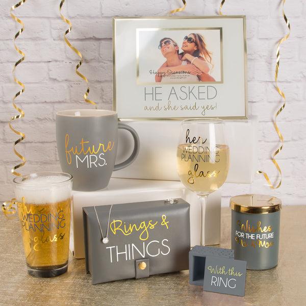 Pavilion Gift Company His Glass 16 Oz Pint Glass Tumbler