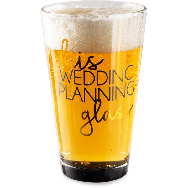 pavilion gift company His Glass 16 oz Pint Glass Tumbler