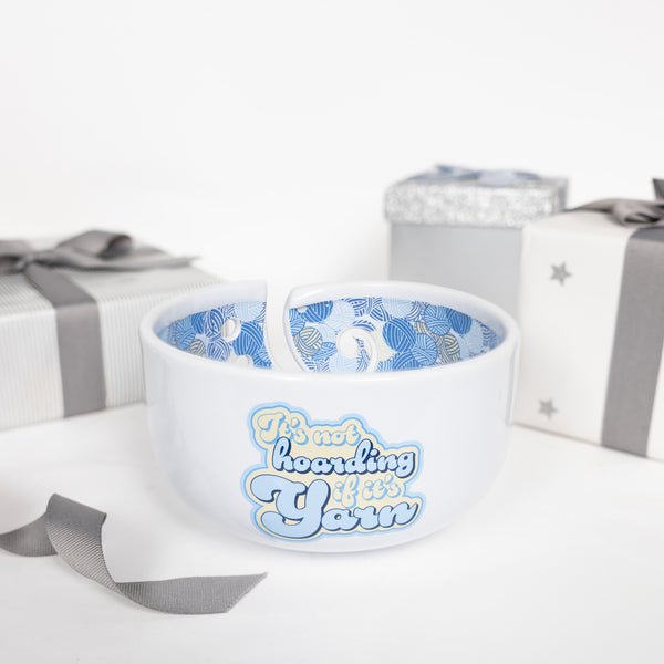 Pavilion Gift Company Hoarding 3.5" Ceramic Yarn Bowl