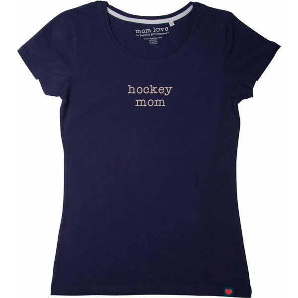 Pavilion Gift Company Hockey Mom Small Navy Blue T-Shirt