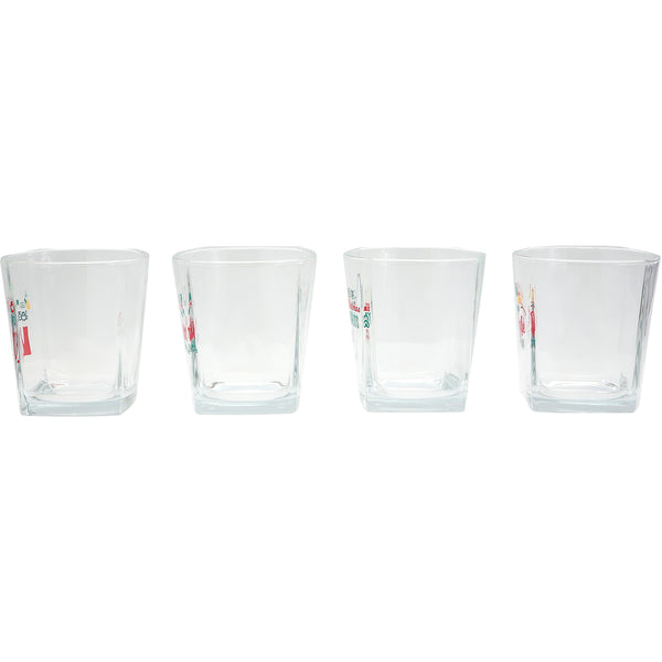 Pavilion Gift Company Holiday Rocks Glasses 10 Oz Rocks Glasses (Set Of 4 )
