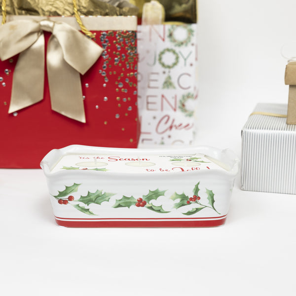 Pavilion Gift Company Holly Jolly 12 Oz - 100% Soy Wax Reveal Triple Wick Candle Scent: Fir