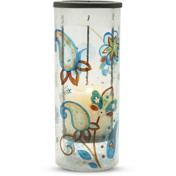 pavilion gift company Home 10" Glass Hurricane Candle Holder