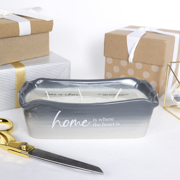 Pavilion Gift Company Home 12 Oz - 100% Soy Wax Reveal Triple Wick Candle Scent: Tranquility