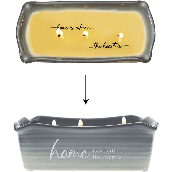 pavilion gift company Home 12 oz - 100% Soy Wax Reveal Triple Wick Candle Scent: Tranquility