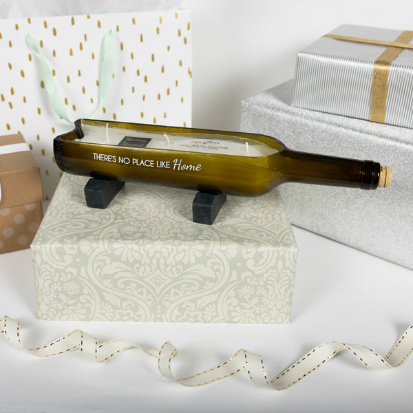 Pavilion Gift Company Home 14 Oz 100% Soy Wax Wine Bottle Candle Scent: Tranquility