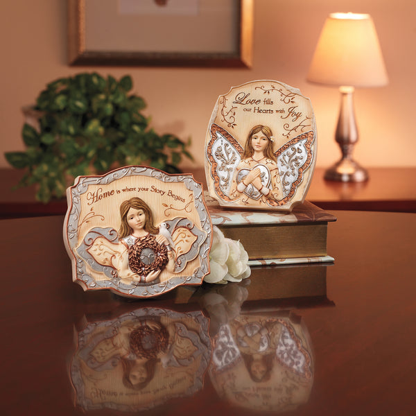Pavilion Gift Company Home 3.5" X 4" Self-Standing Plaque