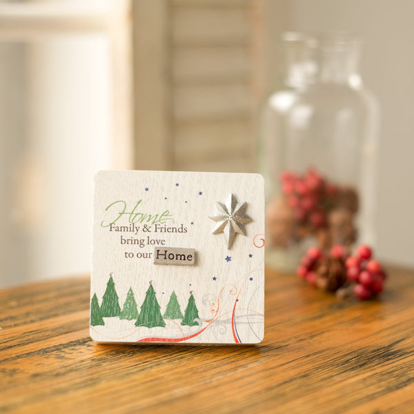 Pavilion Gift Company Home 3" X 3" Self-Standing Plaque