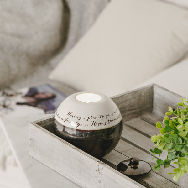 Pavilion Gift Company Home 4.5" Decorative Tealight Holder