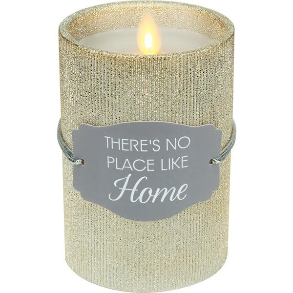 pavilion gift company Home 4.75" Gold Glitter Realistic Flame Candle