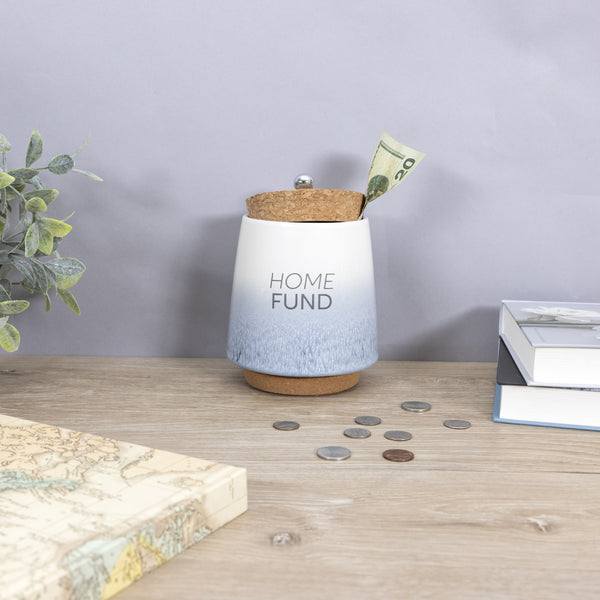 Pavilion Gift Company Home 6.5" Ceramic Savings Bank