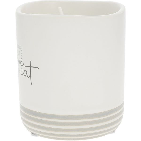 Pavilion Gift Company Home Cat - 10 Oz - 100% Soy Wax Reveal Candle Scent: Tranquility