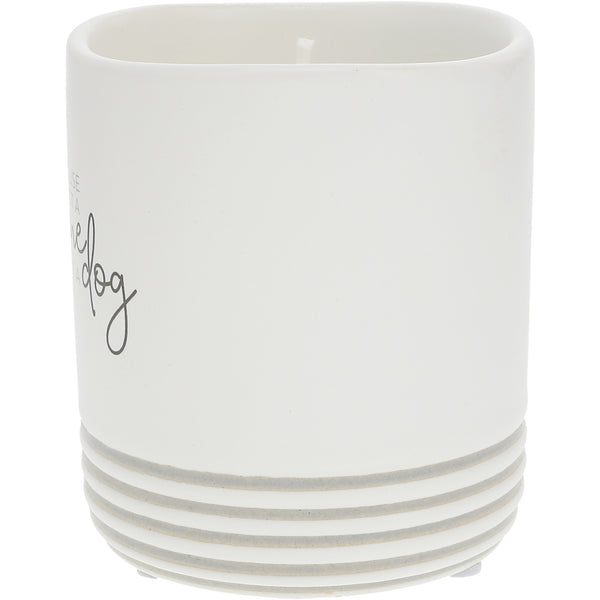 Pavilion Gift Company Home Dog - 10 Oz - 100% Soy Wax Reveal Candle Scent: Tranquility