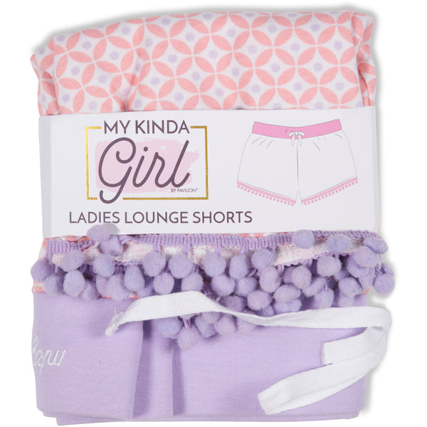 Pavilion Gift Company Home Girl S Pink Ladies Lounge Shorts