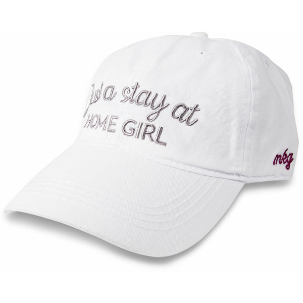 pavilion gift company Home Girl White Adjustable Hat
