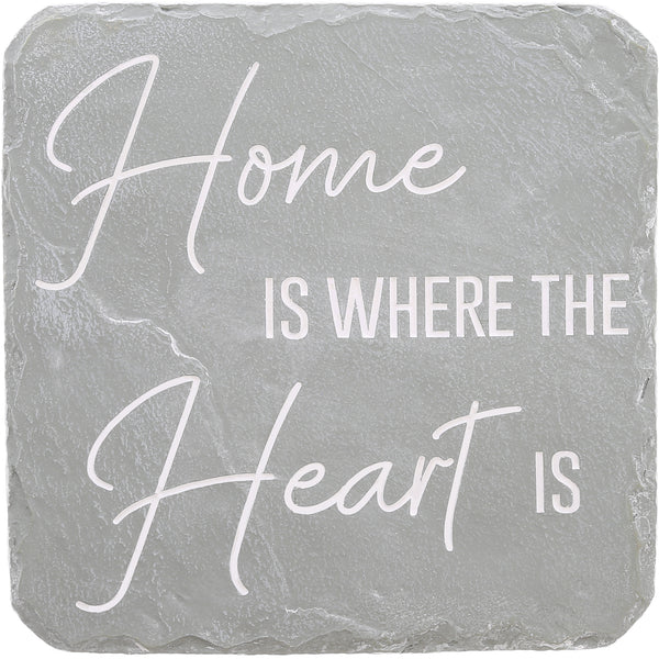 pavilion gift company Home Is Where 7.75" x 7.75" Garden Stone