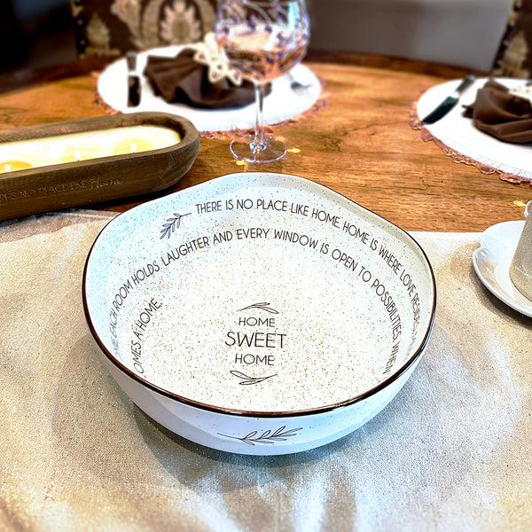 Pavilion Gift Company Home Sweet Home 10.5" Serving Bowl