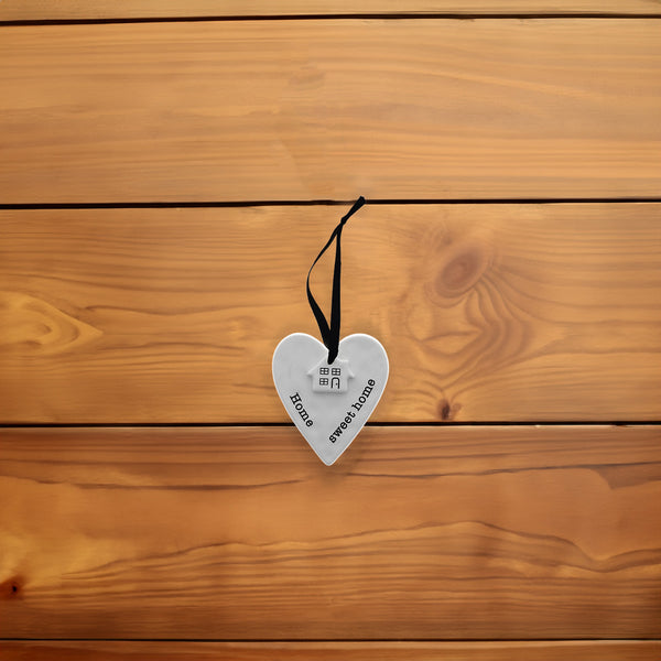 Pavilion Gift Company Home Sweet Home 3" Ceramic Keepsake Heart Plaque