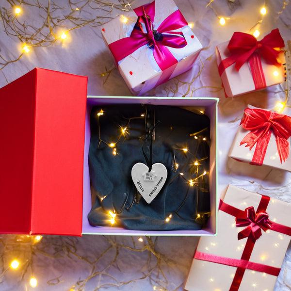 Pavilion Gift Company Home Sweet Home 3" Ceramic Keepsake Heart Plaque