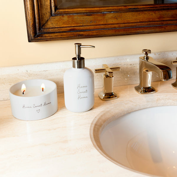 Pavilion Gift Company Home Sweet Home Ceramic Soap/Lotion Dispenser