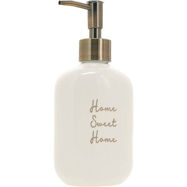 pavilion gift company Home Sweet Home Ceramic Soap/Lotion Dispenser