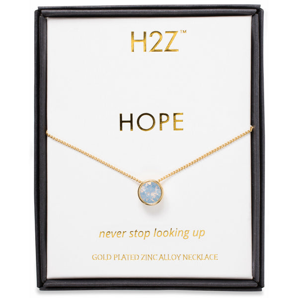 pavilion gift company Hope Air Blue Opal 16"-17.5" Necklace