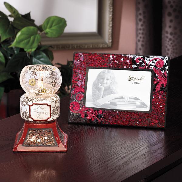Pavilion Gift Company Hope Faith Love Peace 5.5" Tealight Holder