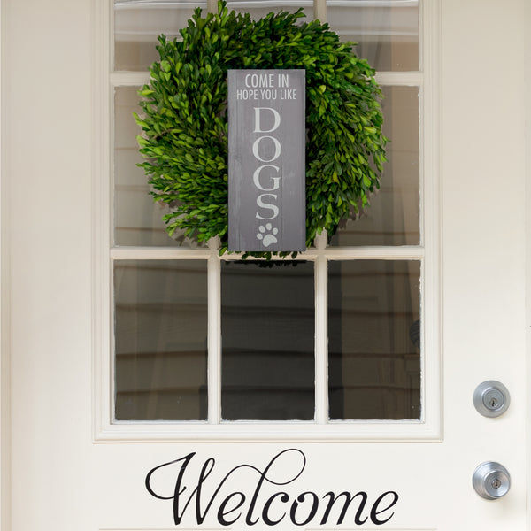 Pavilion Gift Company Hope You Like Dogs 5" X 12" Plaque