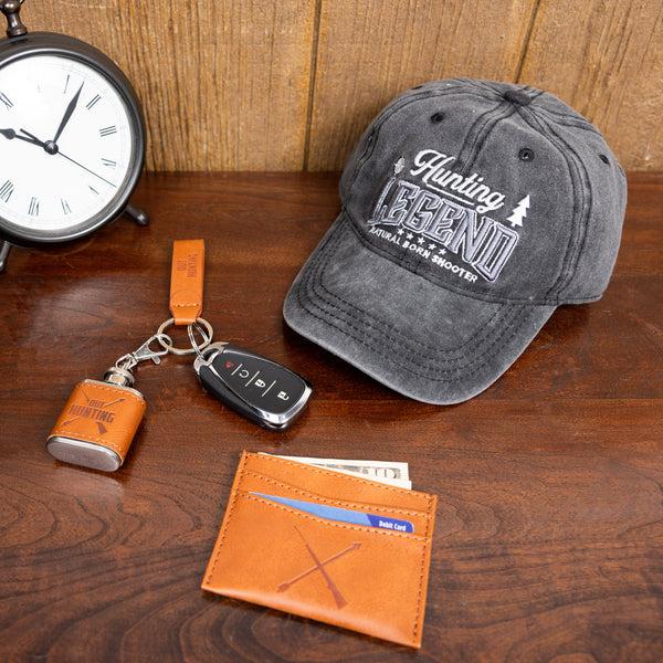Pavilion Gift Company Hunting Black Washed Cotton Twill Hat