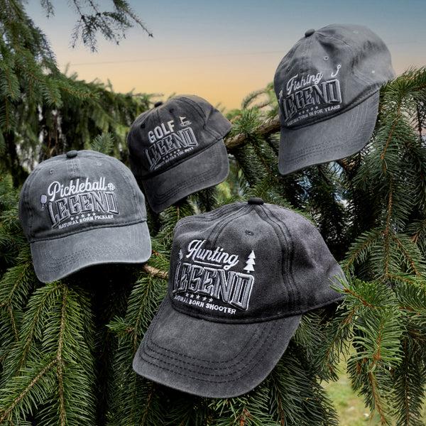 Pavilion Gift Company Hunting Black Washed Cotton Twill Hat