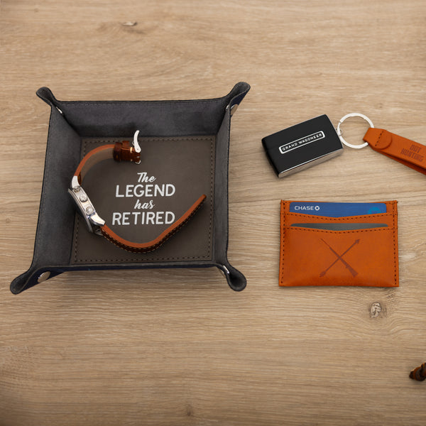 Pavilion Gift Company Hunting PU Leather Keyring & Wallet Set