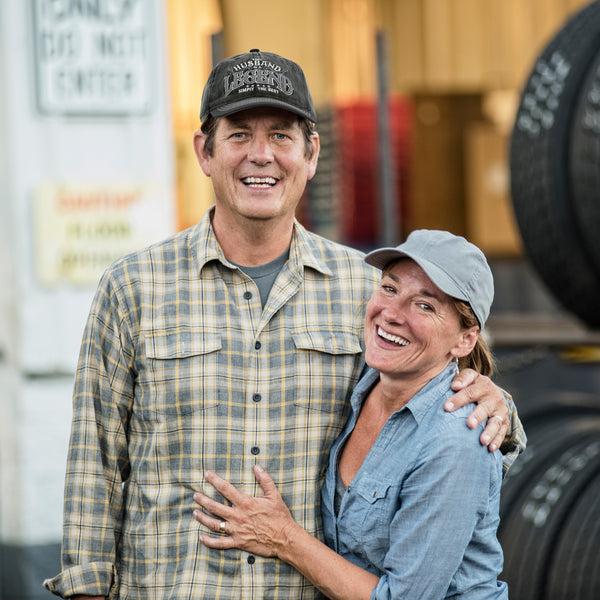 Pavilion Gift Company Husband Black Washed Cotton Twill Hat