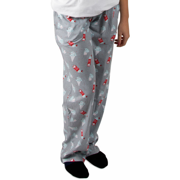 pavilion gift company Ice Cream and Whipped Cream M Gray Unisex Lounge Pants
