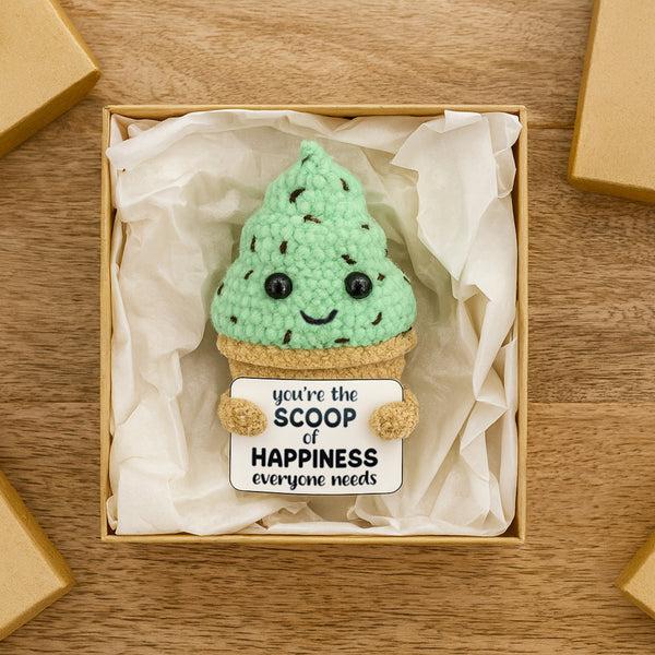 Pavilion Gift Company Ice Cream Cone Crocheted Mini