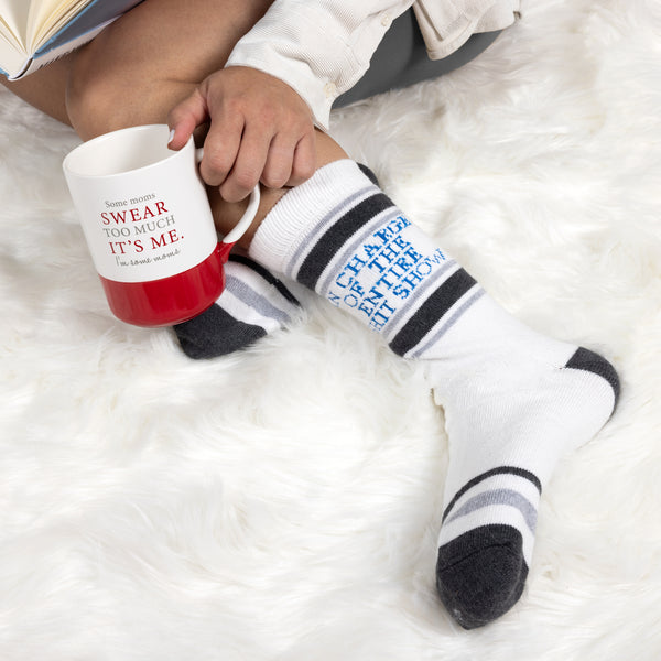 Pavilion Gift Company In Charge M/L Unisex Crew Sock
