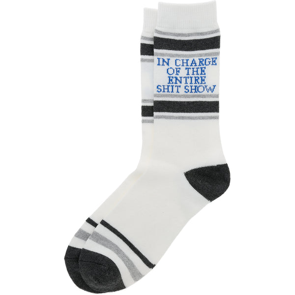 pavilion gift company In Charge M/L Unisex Crew Sock