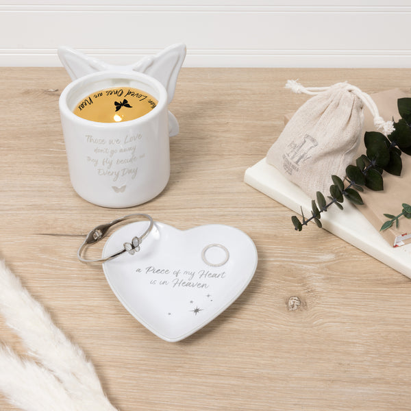 Pavilion Gift Company In Heaven 4.5" Heart Keepsake Dish