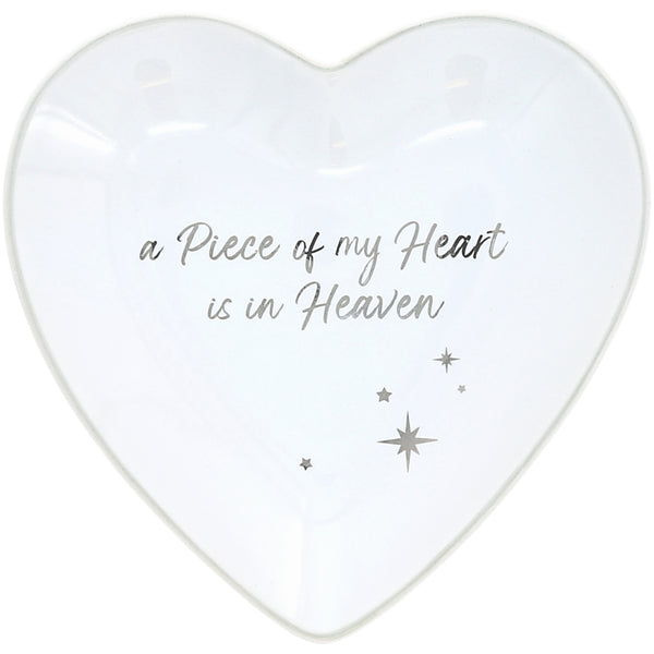 pavilion gift company In Heaven 4.5" Heart Keepsake Dish