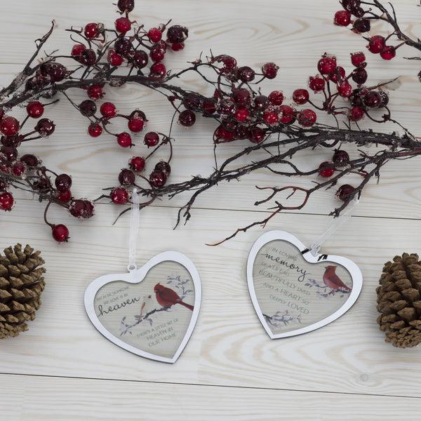 Pavilion Gift Company In Loving Memory 4.75" Mirrored Glass Ornament