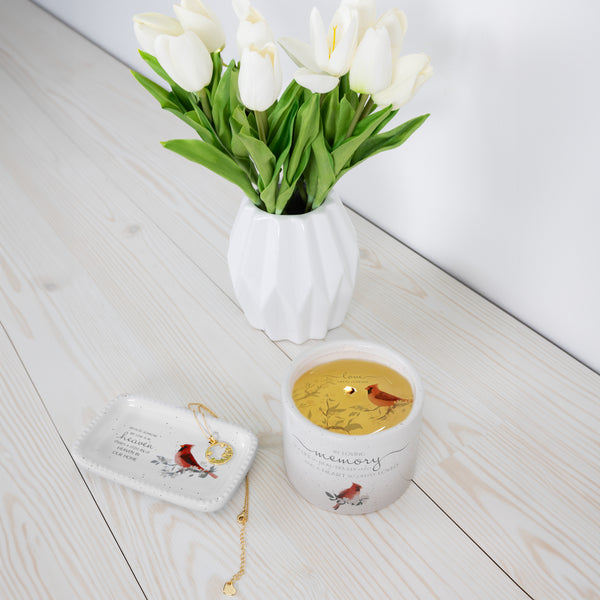 Pavilion Gift Company In Loving Memory 8 Oz - 100% Soy Wax Reveal Candle Scent: Tranquility